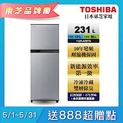 TOSHIBA東芝 231L 1級變頻2門電冰箱 GR-A28TS