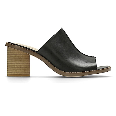 Clarks Glacier Chic 女涼拖鞋 黑