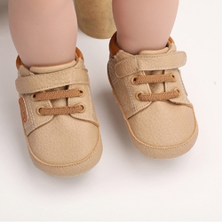 【Baby童衣】簡約側標皮革學步鞋素面學步鞋 男寶寶女寶寶鞋 88948