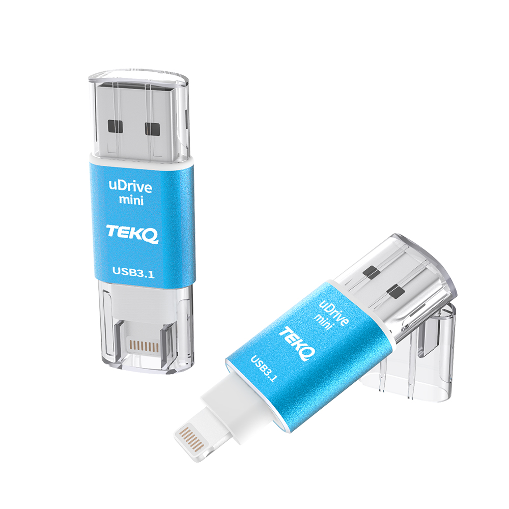 TEKQ iPhone uDrive mini lightning 128G ios蘋果碟