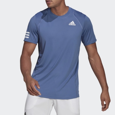 ADIDAS 上衣 短袖上衣 運動 慢跑 休閒 男款 藍 GH7227 CLUB TENNIS