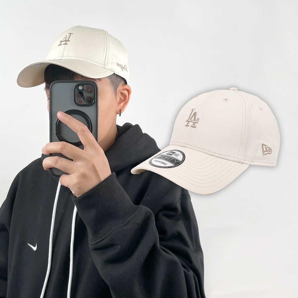 New Era 棒球帽 Color Era 象牙白 棕 940帽型 可調式帽圍 洛杉磯道奇 LAD 老帽 帽子 NE14148155