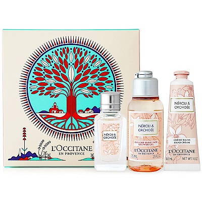 L OCCITANE 歐舒丹 橙花&蘭花3件組★限量版香氛禮盒