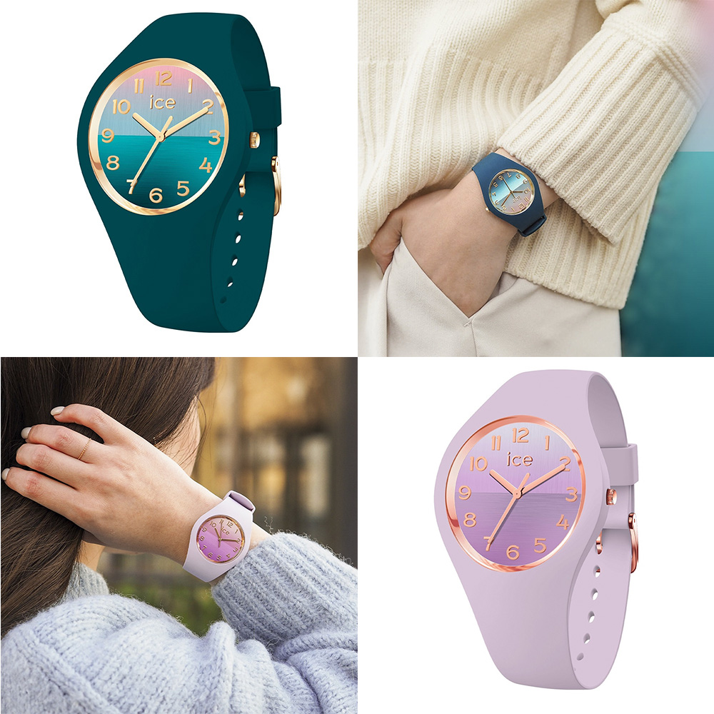 Ice Watch 地平線漸層系列超薄矽膠錶帶40mm 2色任選| 其他流行品牌錶