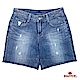 BRAPPERS 女款 Boy Friend Jeans系列-反摺短褲-藍 product thumbnail 1