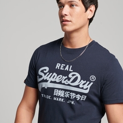 SUPERDRY 男裝 短袖T恤 VL 海軍藍