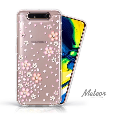 Meteor Samsung Galaxy A80 奧地利水鑽殼 - 櫻花