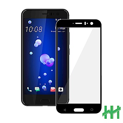 鋼化玻璃保護貼系列 HTC U11 (5.5吋)(全滿版黑)