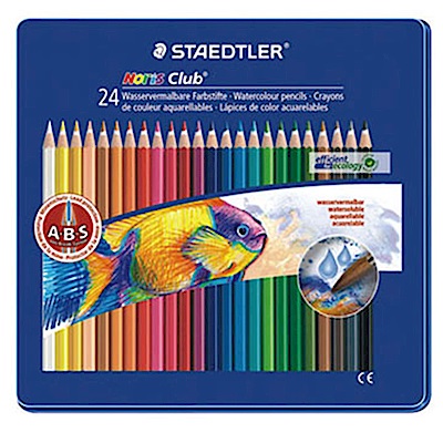 STAEDTLER 施德樓 水性色鉛筆組 24色