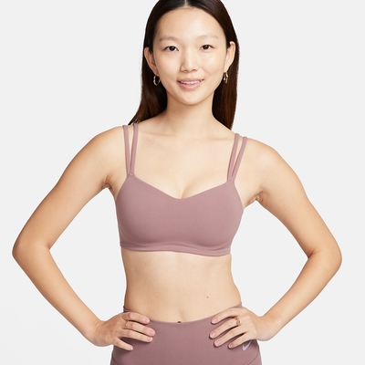 nike 運動內衣 女款 輕度支撐 as w nk df alate trace bra 粉紫 do6609-208