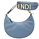 FENDI Fendigraphy [專櫃8.6萬] 金屬字母小牛皮半月包-3色可選 product thumbnail 4