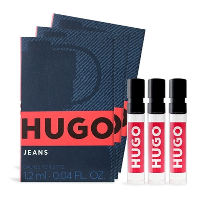 HUGO BOSS 丹寧男性淡香水1.2mlX3 EDT-隨身針管試香