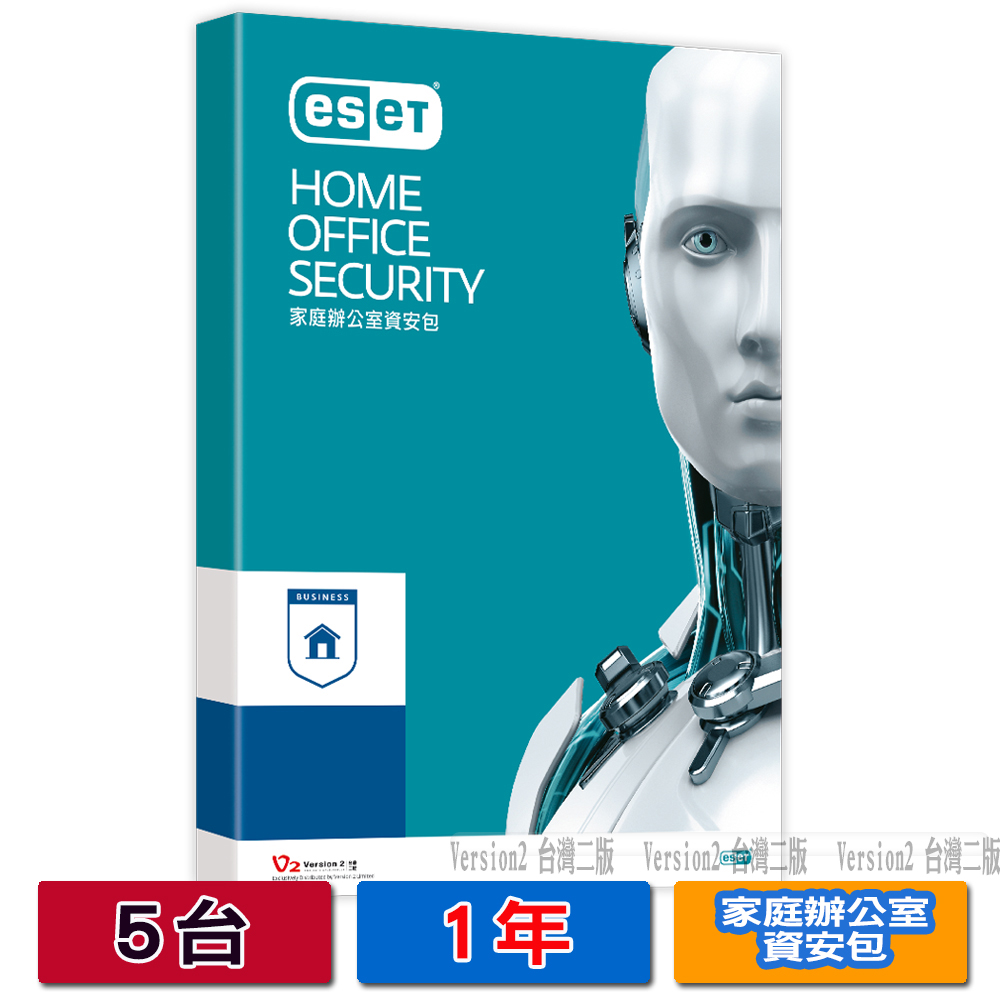 ESET Home Office Security Pack 5台1年授權