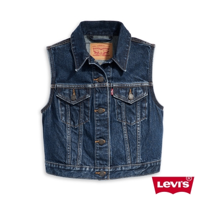 Levis 女款 經典無袖牛仔背心