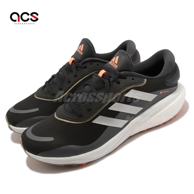 adidas 慢跑鞋 Supernova GTX M 男鞋 黑 銀 防水 運動鞋 Gore-Tex 愛迪達 GW9109