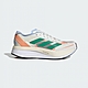 adidas 慢跑鞋 女鞋 運動鞋 緩震 ADIZERO BOSTON 11 W 米白綠 HQ3697 product thumbnail 1
