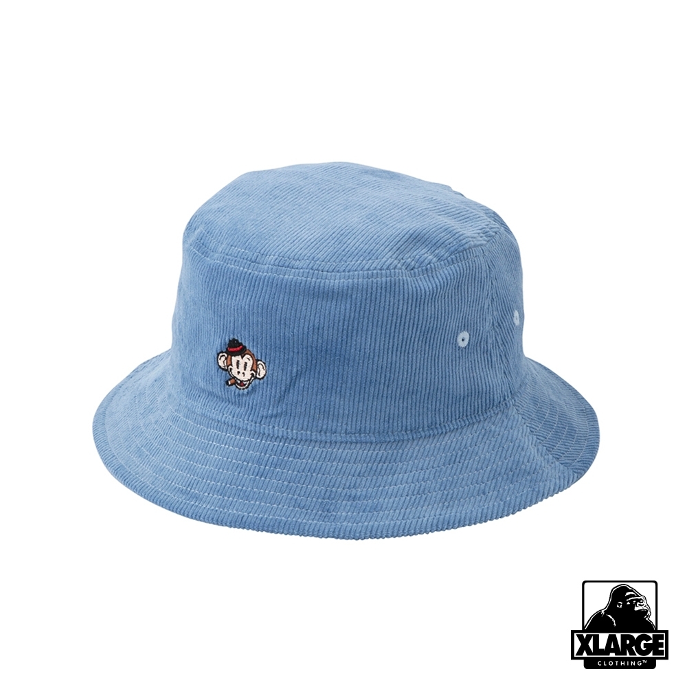 XLARGE KEITH CORDUROY HAT漁夫帽-藍