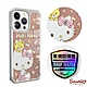 三麗鷗 Kitty iPhone 13 Pro 6.1吋軍規防摔鏡面水晶彩鑽手機殼-童趣凱蒂 product thumbnail 1