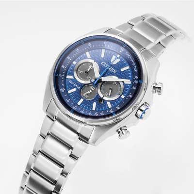 CITIZEN星辰 Chronograph 運動風格計時男錶-CA4560-81L-44.75mm