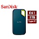 SanDisk E61 1TB 2.5吋行動固態硬碟 (夜幕綠) Type-C product thumbnail 1