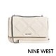 福利品 NINE WEST SKYES 菱格衍縫鍊帶斜背包-奶油白(541019) product thumbnail 1