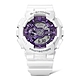 CASIO卡西歐 G-SHOCK 繽紛亮麗 閃耀冬季 神秘紫 人氣雙顯  GA-110WS-7A_51.2mm product thumbnail 1