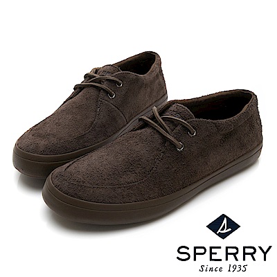 SPERRY 冬感麂皮紳士麂皮休閒鞋(男)-橄欖綠