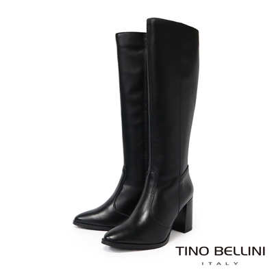 Tino Bellini 義大利進口尖頭馬靴FWXT005-1(黑色)