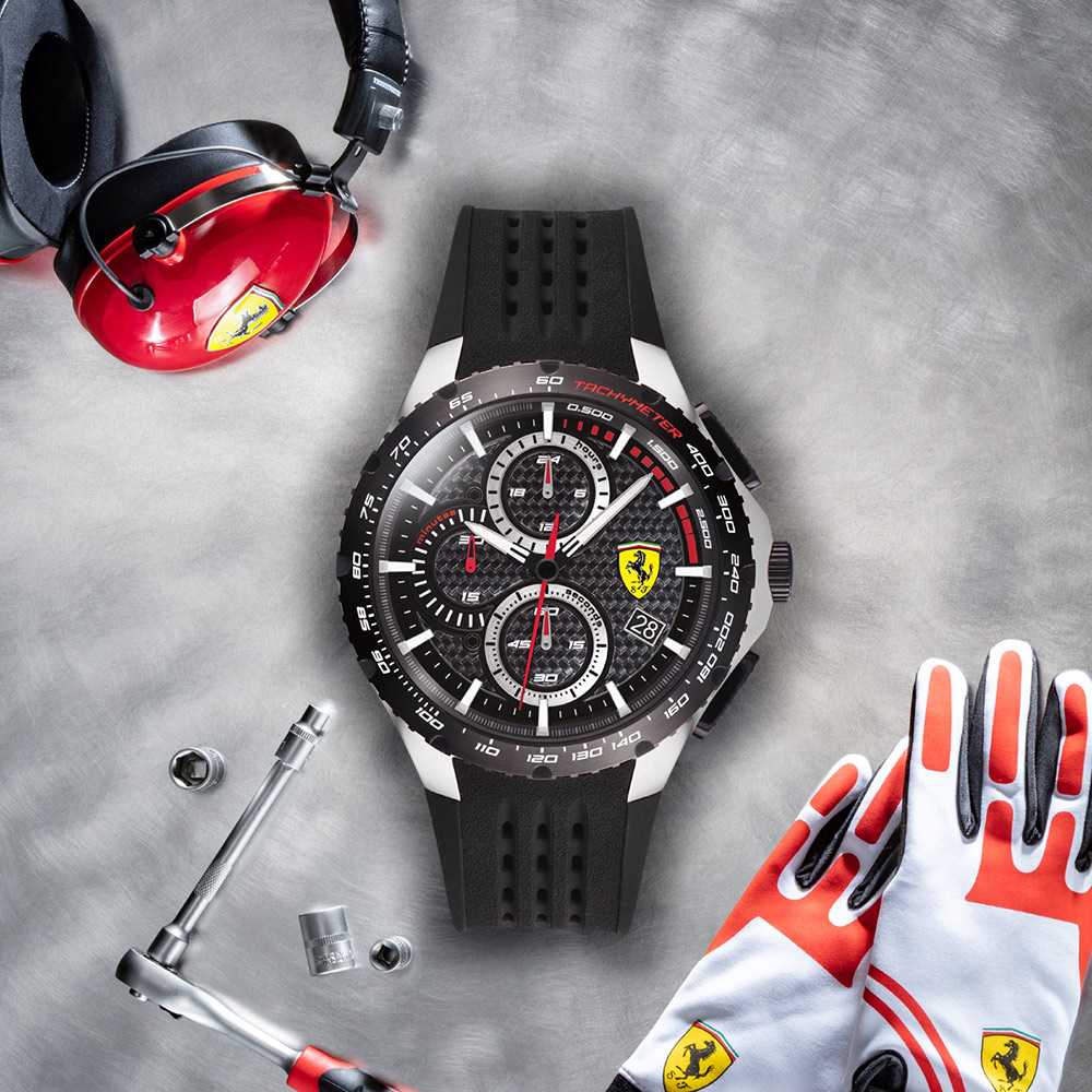 Scuderia Ferrari 法拉利 RedRev Evo 計時手錶 FA0830732