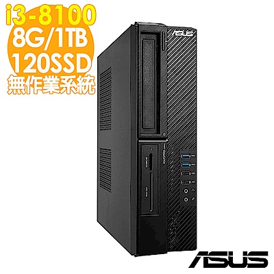 ASUS M640SA i3-8100/8G/1T+120SSD/NO OS