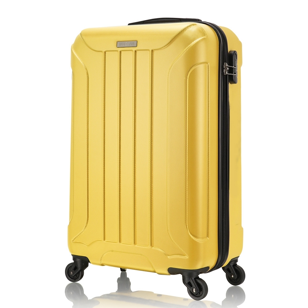 20吋行李箱 ABS防刮耐磨旅行箱 登機箱 013系列 黃色