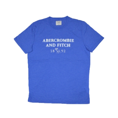 AF a&f Abercrombie & Fitch 短袖 T恤 藍色 1231