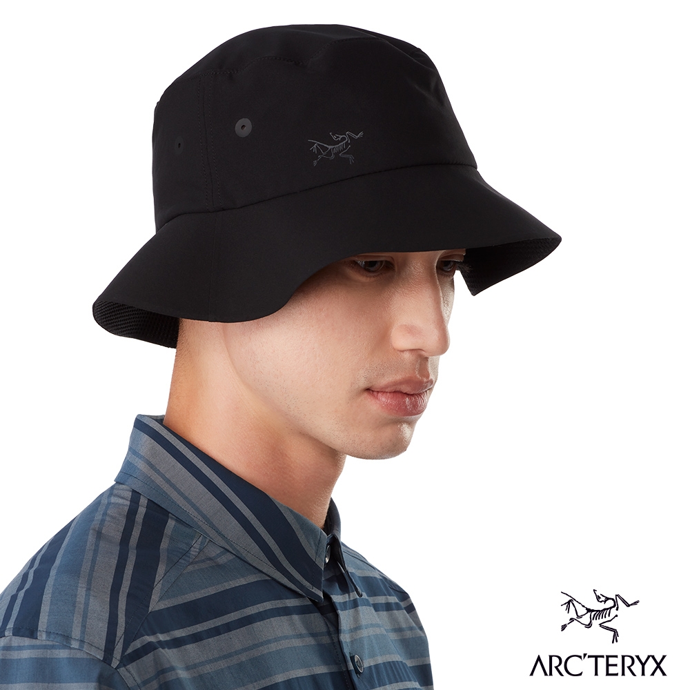 Arcteryx 始祖鳥 抗UV 遮陽帽 黑