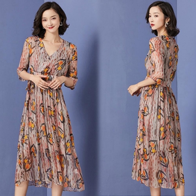 【韓國K.W.】賣瘋了活力玩色短袖洋裝