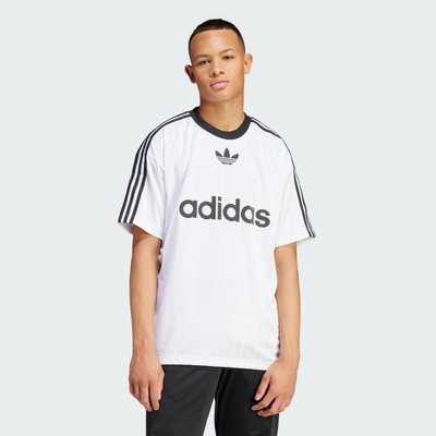 adidas 愛迪達 上衣 男款 短袖上衣 運動 三葉草 ADICOLOR POLY T 黑白 IM9459