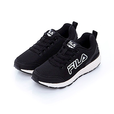 FILA 中性輕量慢跑鞋-黑色 4-J026T-001