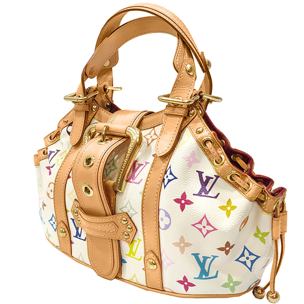 LOUIS VUITTON THEDA GM HAND BAG PURSE MONOGRAM MULTI-COLOR M92347