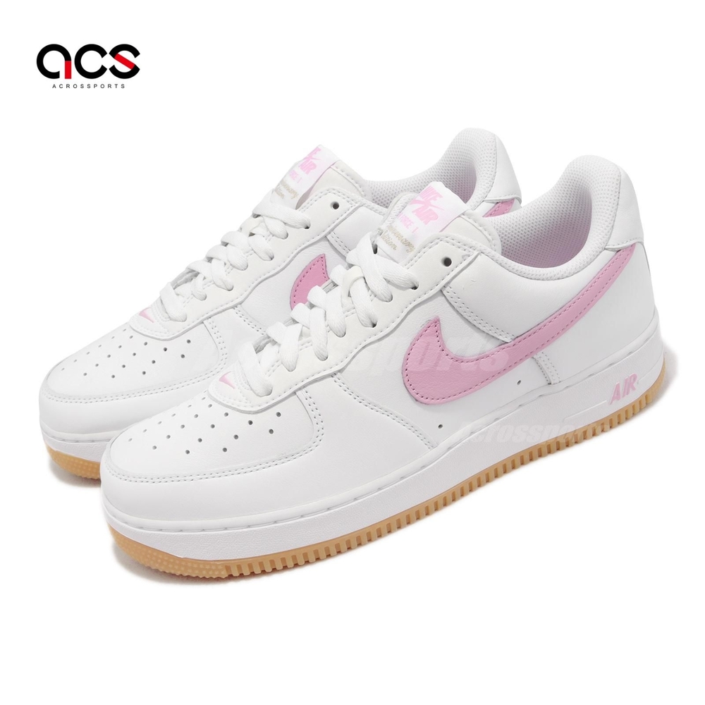 Nike 休閒鞋 Air Force 1 Low Retro 男鞋 女鞋 AF1 白 粉紅 膠底 附牙刷 DM0576-101