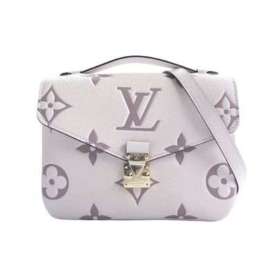 Louis Vuitton Pochette METIS 全皮手提斜背郵差包(M45596-米白), LV路易威登