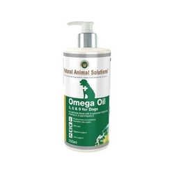 Natural Animal Solutions100%天然草本系列保健品-Omega 3, 6 & 9鱈魚肝油 (犬) 500ml(購買二件贈送全家禮卷50元x1張)