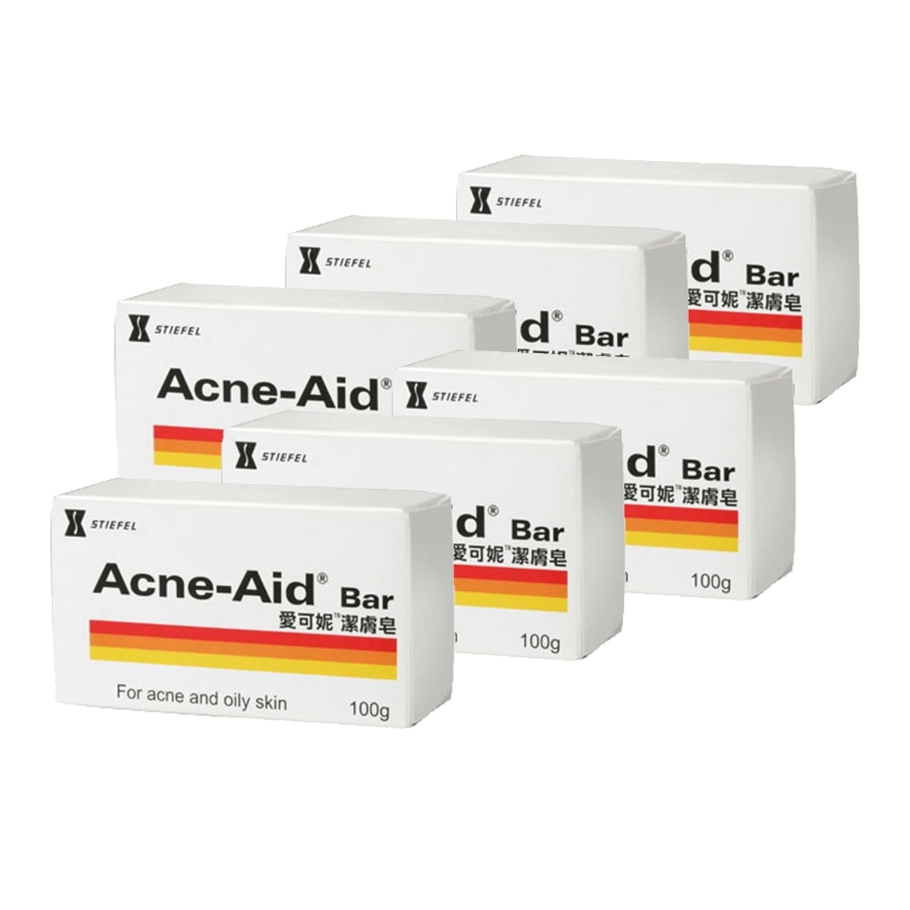 Acne-Aid 愛可妮 潔膚皂6入特惠組 (100g x 6)