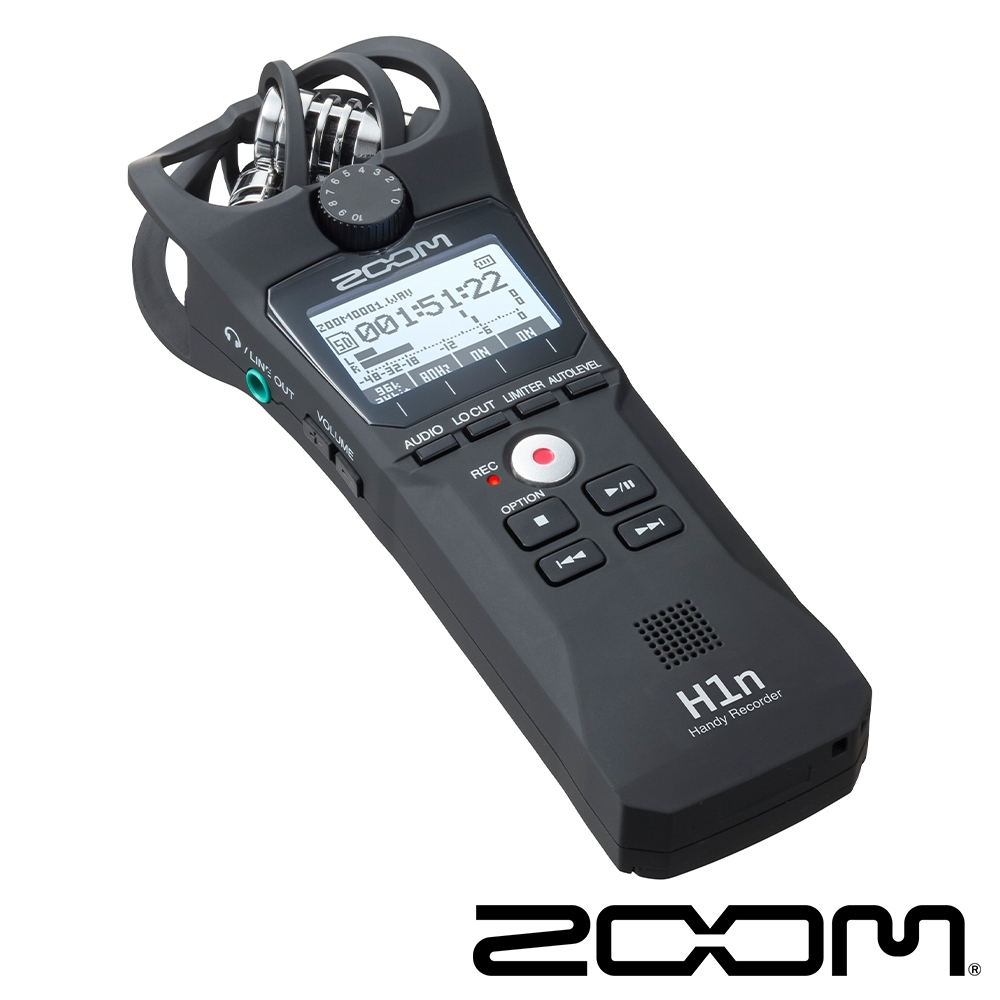 ZOOM H1n 專業手持數位錄音機(黑)-公司貨