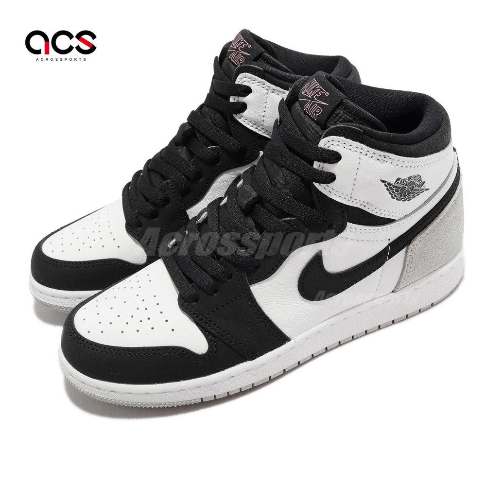 Nike Air Jordan 1 Retro High OG GS 大童女鞋黑灰Stage Haze 575441