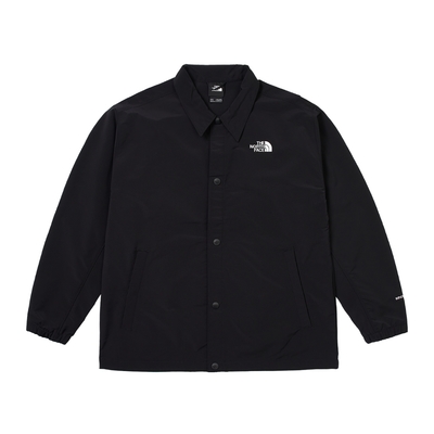 The North Face M TNF EASY WIND COACHES JACKET 男防風外套-黑-NF0A83T5JK3