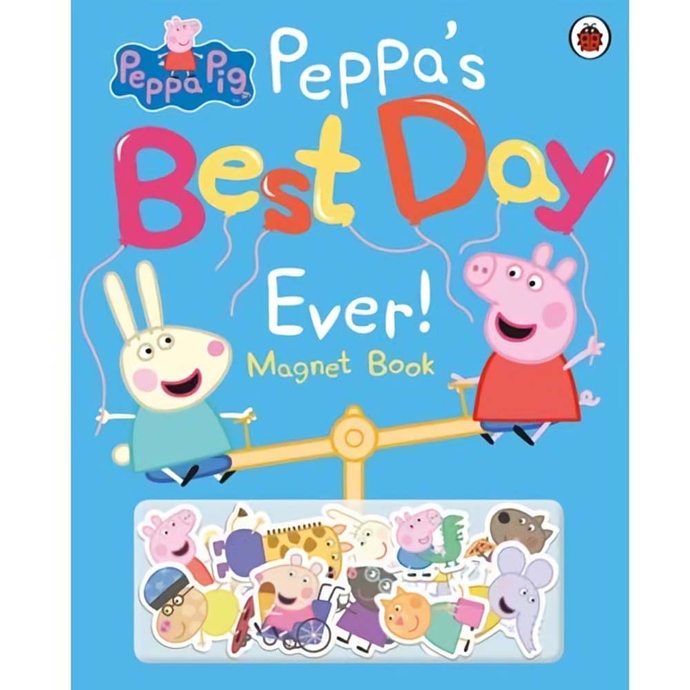 Peppa Pig：Peppa's Best Day Ever Magnet Book 佩佩豬最美好的一天磁鐵書 | 拾書所