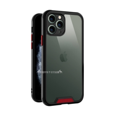 VXTRA美國軍工級防摔技術 iPhone 11 Pro 5.8吋 鏡頭全包覆 氣囊保護殼 手機殼(戰甲黑)