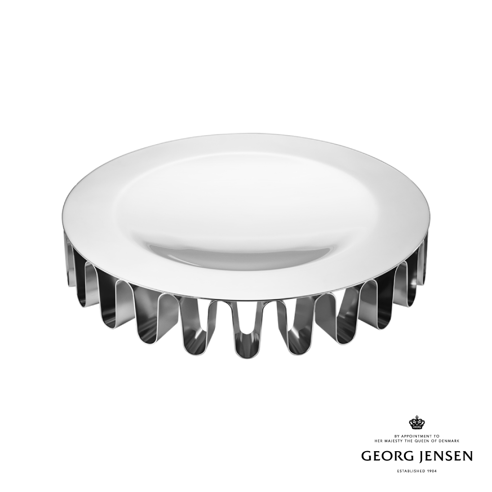 Georg Jensen 喬治傑生 FREQUENCY 餐桌裝飾盤