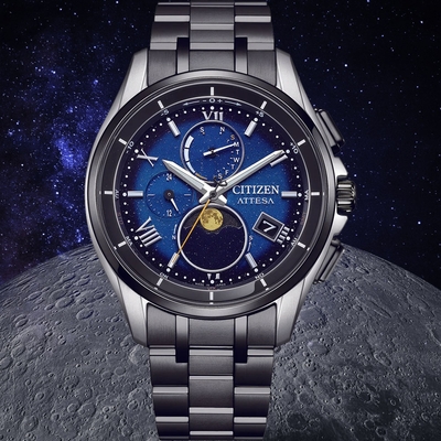 CITIZEN 星辰 ATTESA 30 週年限量超級鈦鍋動能電波腕錶-41.5mm BY1007-60L