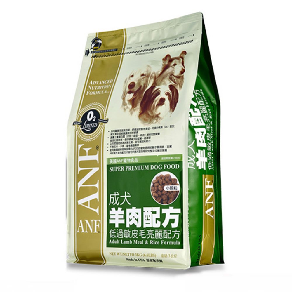 ANF愛恩富 成犬羊肉配方 小顆粒 3KG 兩包組