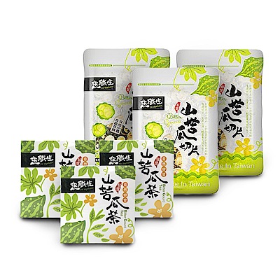 蔬纖生 台灣山苦瓜茶/山苦瓜切片3+3